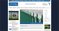 Desktop Screenshot of jfhanleyfencing.com